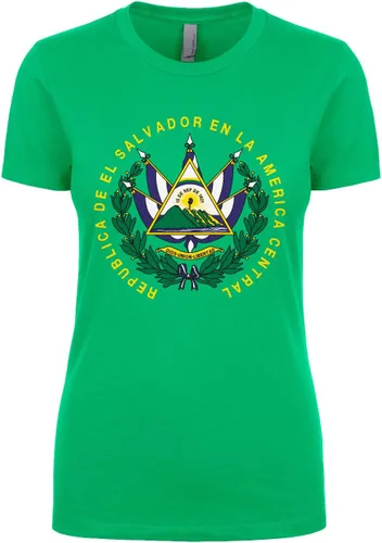 Miniatura 8 de Cybertela Camiseta para mujer con escudo de armas de El Salvador