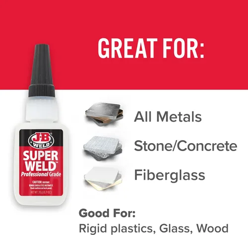 Miniatura 5 de J-B Weld Superglue 20g Paquete de 2 - SuperWeld Grado Profesional