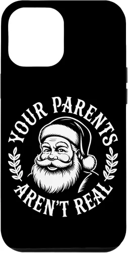 Miniatura 25 de Your Parents Aren’t Real Santa Humor Holiday Festive Cartoon Case for iPhone XR