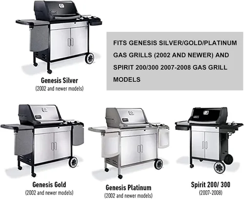 Miniatura 5 de only fire Grill - Kit de repuesto para encendedor Weber 7510, compatible con parrillas de gas Genesis plata/oro/platino (2002 y más recientes)