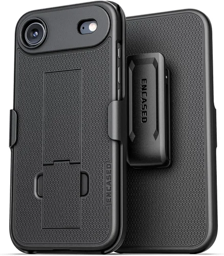 Miniatura 21 de Encased Funda para cinturón iPhone 11 con clip (Serie DuraClip) Funda ultradelgada con funda (Negro)