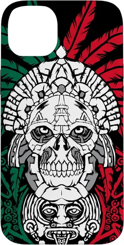 Miniatura 14 de iPhone 11 Pro Max Aztec Warrior Skull - Ancestros mexicanos - Funda de raíces mexicanas
