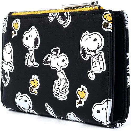 Miniatura 3 de Loungefly Cartera estampada con estampado de Snoopy y Woodstock de Peanuts, Multi, Billetera plegable
