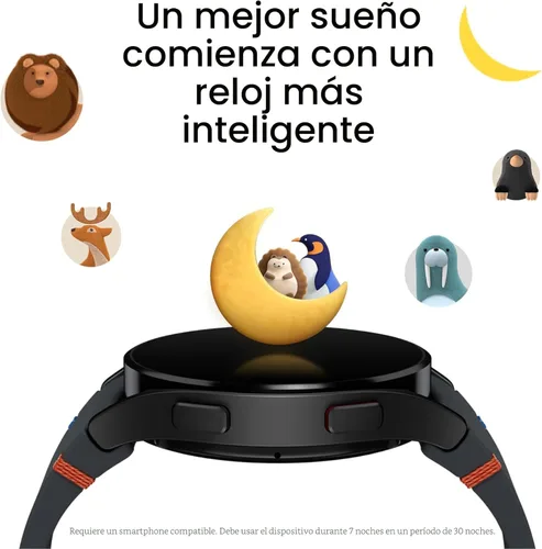 Miniatura 6 de SAMSUNG Galaxy Watch FE 40mm GPS, reloj inteligente AI con seguimiento de fitness, sensor BIA, zonas de frecuencia cardíaca personalizadas, monitor