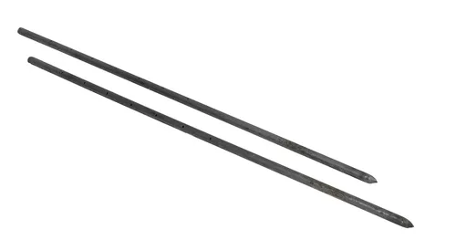 Miniatura 2 de Mutual Industries Estaca de uñas con agujeros, 18 "x 3/4" (10 unidad)