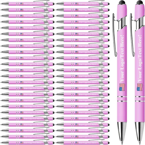 Miniatura 14 de Bolígrafos personalizados con lápiz capacitivo, bolígrafos personalizados impresos con tu logotipo o mensaje, ideales para regalos, promociones