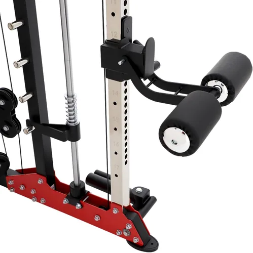 Miniatura 6 de Altas Strength 3058G Smith Machine - Gimnasio en casa con pilas dobles de peso de 200 libras, capacidad de 1,000 libras, jaula de alimentación