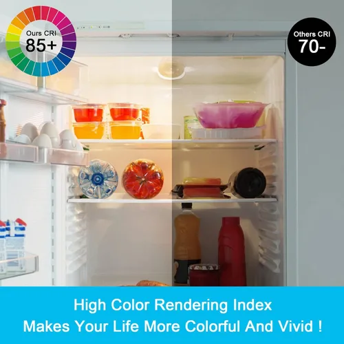 Miniatura 7 de Bombilla de repuesto para refrigerador AC100-265V 3.5 W, bombilla LED pequeña para refrigerador, equivalente a 4 W - 60 W, luz de electrodoméstico