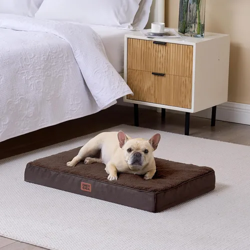 Miniatura 9 de EHEYCIGA Camas ortopédicas XL para perros extra grandes con funda extraíble lavable, marrón, 44 x 32 pulgadas