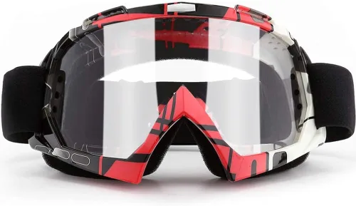 Miniatura 11 de AVV Gafas de motocicleta para hombres y mujeres – Gafas de motocross ATV resistentes al viento, gafas anti UV todoterreno para montar MTB Motocross