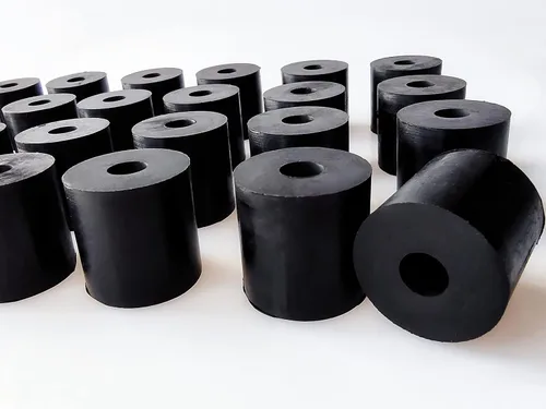 Generic Espaciador multiusos de goma de neopreno de 1 3/16 pulgadas de diámetro exterior x 3/8 pulgadas de diámetro interior x 1 3/16 pulgadas de