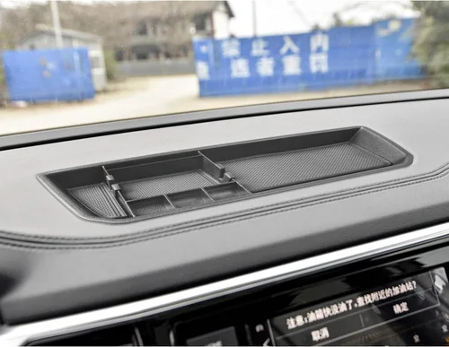 Miniatura 7 de HGWEI Organizador de Tablero Compatible con VW Atlas y Cross Sport 2018 2019 2020 2021 2022 2023 Accesorios, Bandeja de Consola Soporte de Montaje