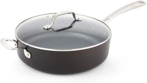 Miniatura 2 de T-Fal ProGrade - Olla antiadherente Jumbo con mango con tapa y ayudante, 5 cuartos de galón, inducción, apto para horno 500F, utensilios de cocina