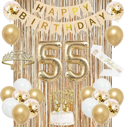 Miniatura 32 de Trgowaul Decoraciones de 9º cumpleaños para niñas, pancarta, banda y corona, decoración de pastel, globo de número 9, cortinas de flecos