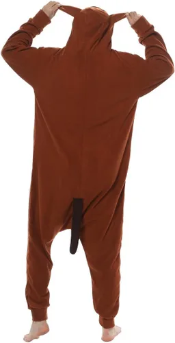 Miniatura 4 de dressfan - Pijama para disfraz de burro, unisex, color marrón