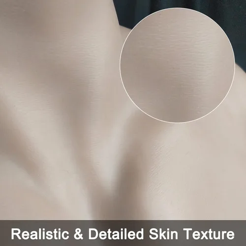 Miniatura 3 de Traje de cuerpo de silicona muscular falsa realista con textura de piel realista, para cosplay, accesorios de Halloween