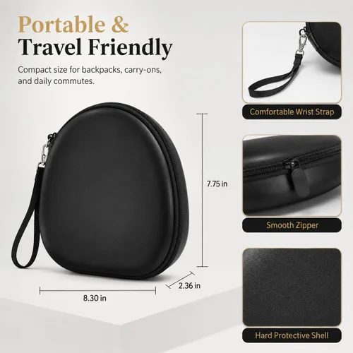 Miniatura 4 de Funda de auriculares para Sony WH-CH720N WH-CH520 WH-1000XM4 para Soundcore Q20i Q20 Q30 para auriculares JBL Tune 720BT 510BT con cancelación