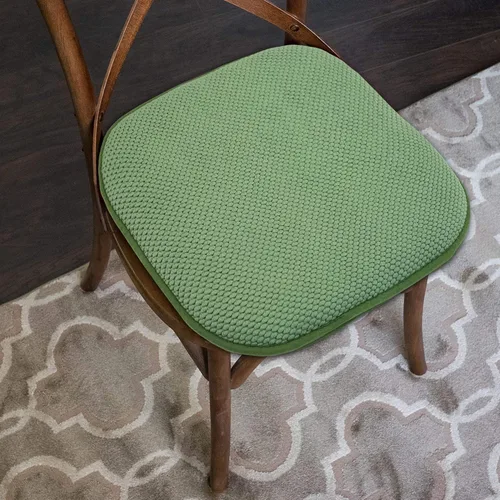 Miniatura 70 de Sweet Home Collection Cojines de espuma viscoelástica para silla, goma antideslizante y diseño de panal de abejas y esquinas redondeadas de 16 x 16