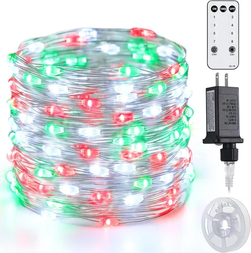 Miniatura 15 de JMEXSUSS VFairy Lights Luces de Navidad Enchufables Naranja Morado