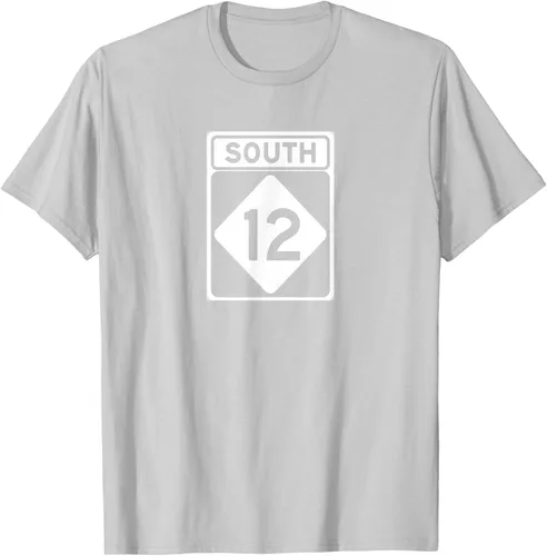Miniatura 45 de Highway 12 South NC Outer Banks North Carolina Hwy - Camiseta, Negro, S