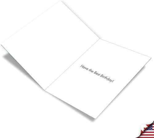 Miniatura 2 de NobleWorks - 1 tarjeta de feliz cumpleaños jumbo para marido (8.5 x 11 pulgadas) - Papelería de gran humor para cumpleaños - Best Husband Ever