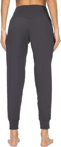 Miniatura 3 de Kcutteyg - Pantalones deportivos de cintura alta con bolsillos para mujer, pantalones deportivos suaves para descanso, correr y entrenamiento