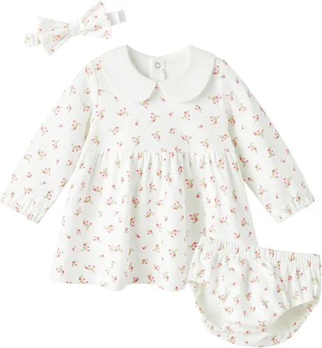 Miniatura 99 de pureborn Vestido de bebé niña 0-24 meses