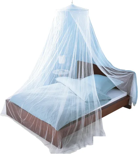 Miniatura 7 de Just Relax Elegante juego de toldo de red decorativo que incluye kit completo para colgar, ideal para interiores o exteriores, diseñado para cubrir