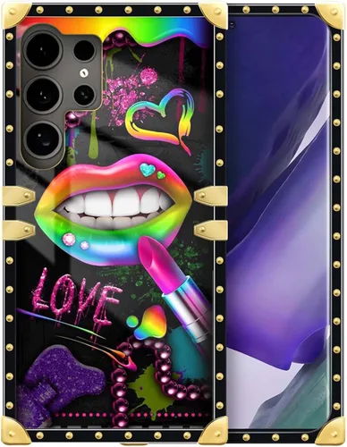 Miniatura 120 de Funda compatible con Samsung Galaxy Note 10 Plus, Lipstick Lips Note 10 Plus para niñas, TPU suave a prueba de golpes, protección rígida