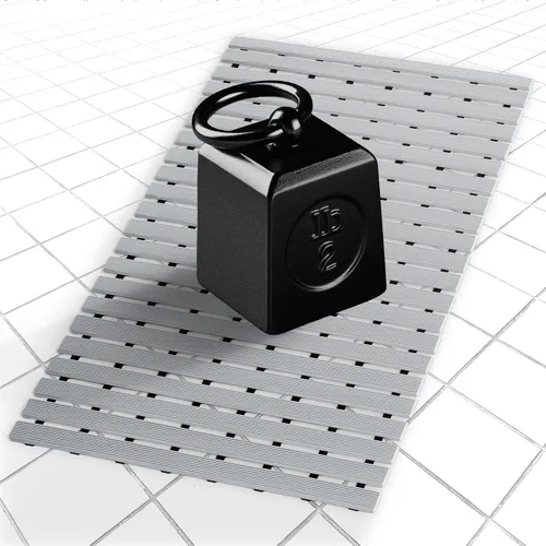 Miniatura 11 de AceOrbit Tapete con peso antideslizante para bañera, tapete de baño texturizado de elastómero termoplástico (TPE) para superficies texturizadas