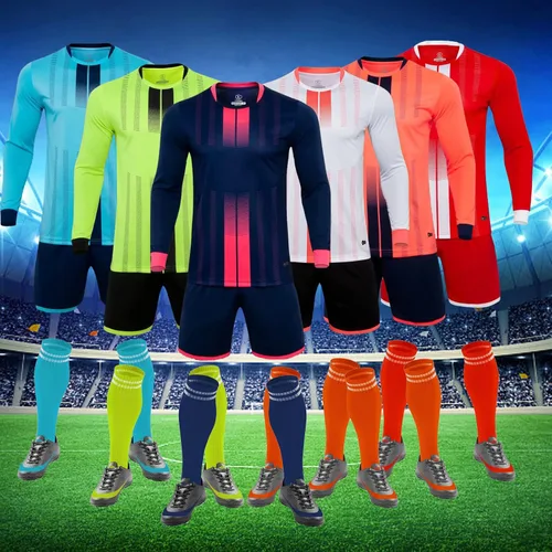 Miniatura 2 de TOMIYO Conjunto de uniformes de fútbol personalizados para niños y mujeres, jóvenes y adultos