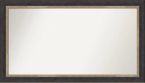 Miniatura 244 de Amanti Art Espejo personalizado, espejo de baño negro Astor, espejo de pared o espejo de tocador de baño sobre el fregadero (25 x 25 pulgadas)