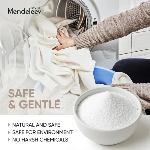 Miniatura 8 de Polvo granular de percarbonato de sodio de 2.5 lb para aplicaciones de limpieza de lavandería y hogar