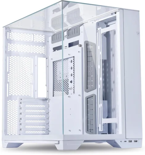 Miniatura 10 de Lian Li O11 Vision Compact - Caja para computadora de torre media ATX, vidrio templado negro-acero, soporte de conexión en la parte trasera - O11VPX