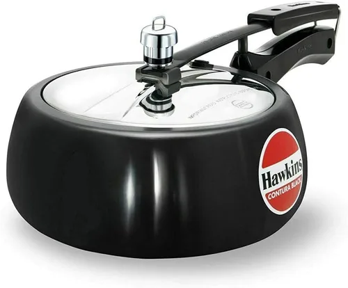 Hawkins Olla a presión anodizada dura de 3,5 litros Contura