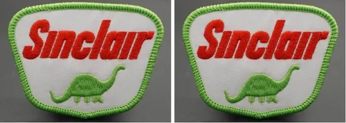 Miniatura 3 de Sinclair Auto Centers Racing Logo Gas Oil Fuel Mechanic Car Classic Motorsports 3.1" Coser Parche bordado para ropa