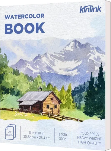 Miniatura 11 de 100 PIEZAS 4x6 Papel de Acuarela a Granel, 140 lb/300 g Papel Grueso Prensado en Frío para Niños y Adultos, Papel de Arte Blanco para Dibujo