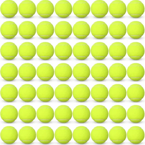 Miniatura 7 de Vinsot 48 Pcs Standard Pressure Tennis Balls Bulk, Training Tennis Balls Practice for Player Beginner Training Sports Ball, 2.5 Inch