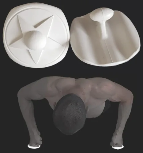 Miniatura 2 de Entrenamiento de levantamiento de puños para músculos gruesos del antebrazo y muñeca estable. Entrenamiento de flexiones para fuerza de brazo