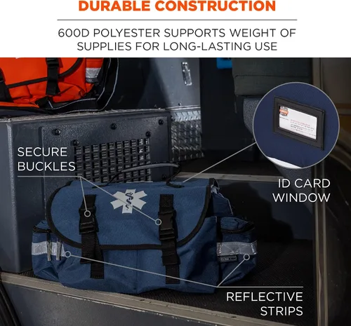 Miniatura 4 de Ergodyne Arsenal 5210 13417 - Bolsa para trauma, color azul, tamaño pequeño