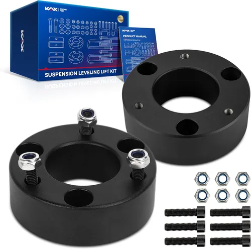 Miniatura 23 de KAX Kit de nivelación trasero de 1-2" Compatible con Jeep Cherokee 1984-2001 2WD/4WD Grilletes de bajada trasera de acero de alta resistencia