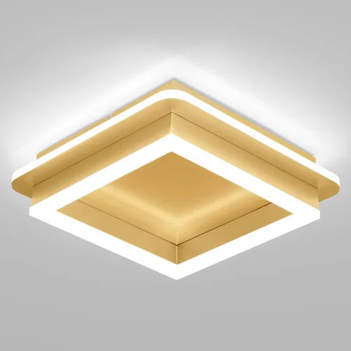 Miniatura 21 de CANEOE Luz de Pasillo Cuadrada de 24W, Moderna Luz de Techo LED de Montaje al Ras, Luces de Acrílico Blanco Cerca del Techo para Dormitorio Comedor