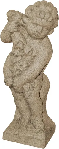 Miniatura 23 de Emsco Group 92246 Estatua de niño soñando despierto – Aspecto natural – Hecha de resina – Ligera – 40 cm de altura para jardín, BRONCE