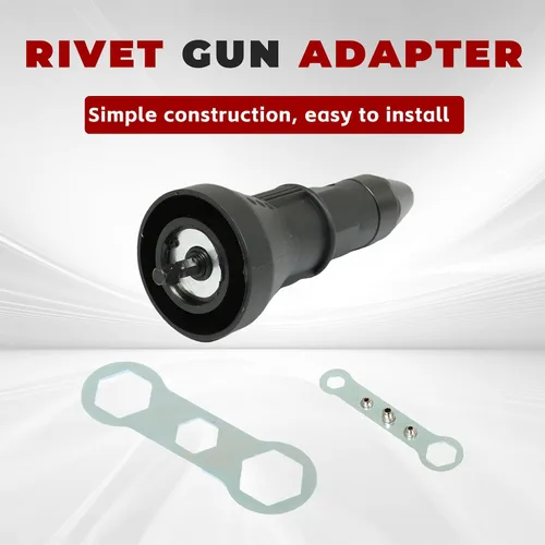 Miniatura 5 de findmall Adaptador eléctrico de taladro de tuerca de remache inalámbrico Herramientas manuales para áreas de la fabricación de fijación industrial