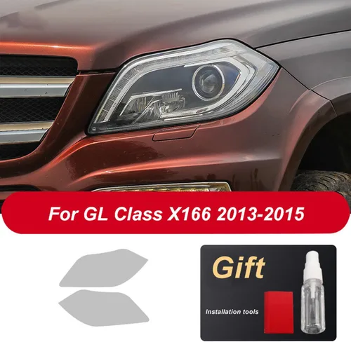 Miniatura 6 de JCAKES Car Headlight Protective Film Front Light Transparent TPU Sticker ，for Mercedes Benz GLS GLB G GLK V Class 2013-Present
