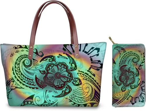 JEOCODY Bolso de mano para mujer, bolso de hombro grande, bolso largo de cuero para viajes, escuela, compras, fiesta, regalo