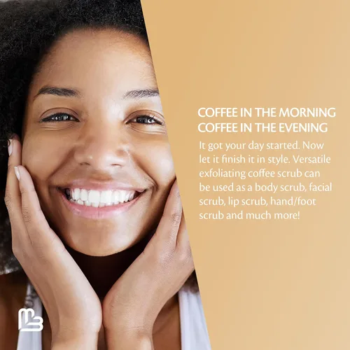 Miniatura 7 de Exfoliante de café arábica para manos, pies y cuerpo, exfoliante con colágeno y células madre, limpiador facial para celulitis, líneas finas