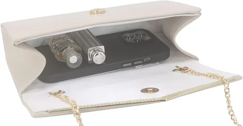 Miniatura 7 de Bolso de noche para mujer, de cuero vegano, bolso de mano clásico elegante