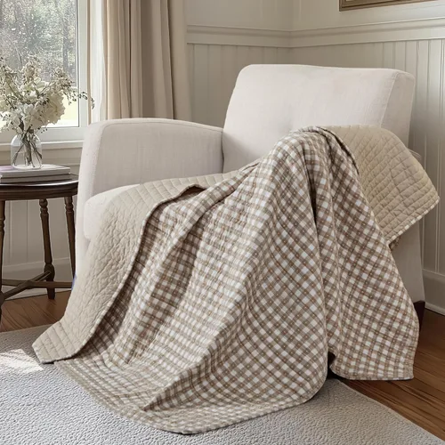 Miniatura 26 de Levtex Home - Juego de edredón Camden tamaño matrimonial (96 x 110 pulgadas) con dos fundas de almohada estándar (26 x 20 pulgadas), patrón a Azul