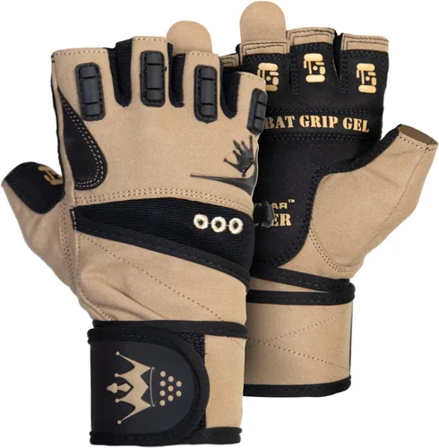 Crown Gear Guantes de levantamiento de pesas para entrenamiento de entrenamiento Crossfit, guantes de fisicoculturismo para hombres o mujeres, lo